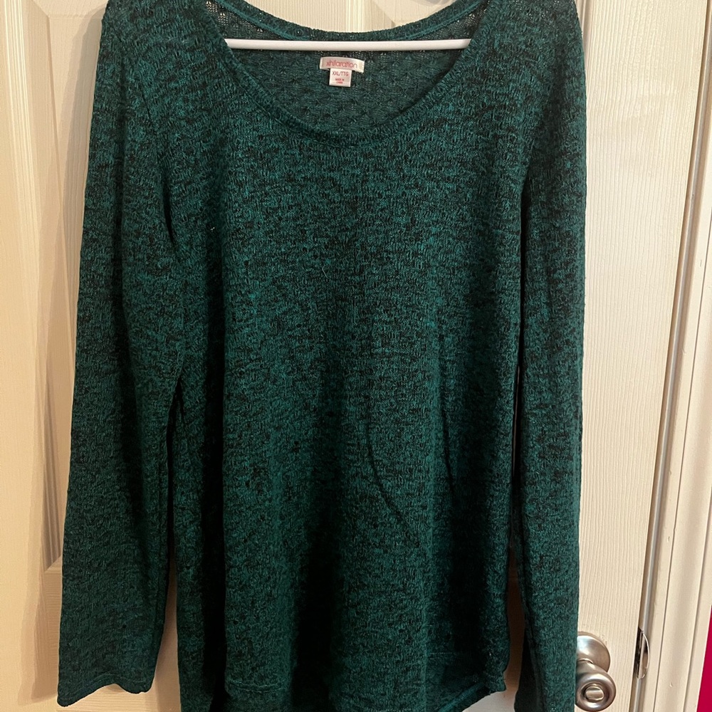 Heathered sweater
